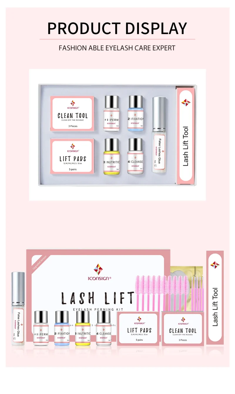 ICONSIGN Upgrade Version Lash Lift Kit Lifting Eyelashes Lasting 6-8 Weeks Lash Perm Eyelash Enhancer Makeup Tools - Image 12