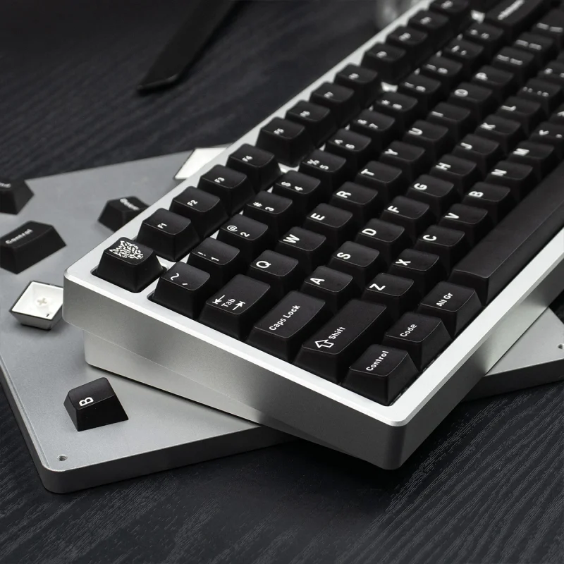 Aifei Semi-transparent Klein Blue/Black Mechanical Keyboard Keycap 120 Keys ABS Material Original Height Adaptation 61/64/68/75 - Image 5
