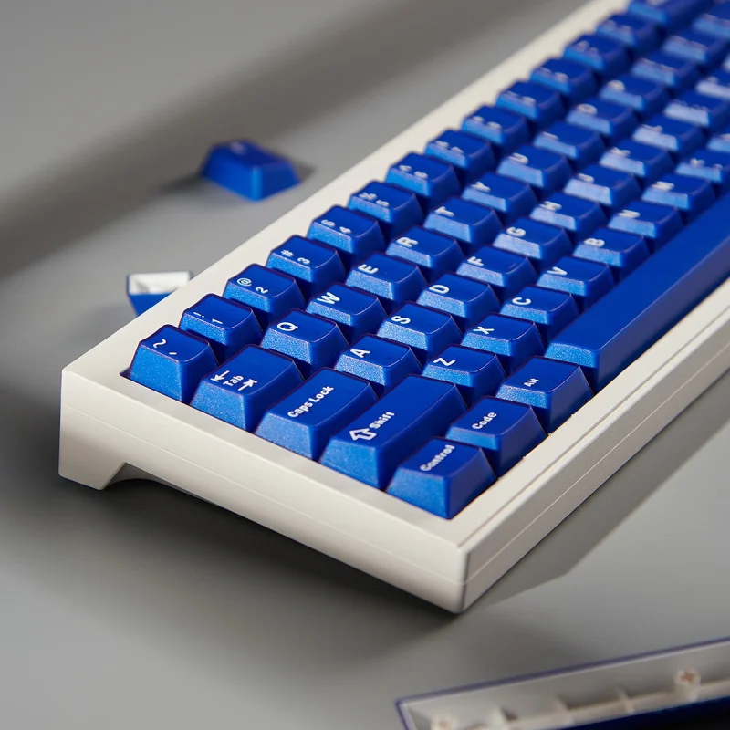 Aifei Semi-transparent Klein Blue/Black Mechanical Keyboard Keycap 120 Keys ABS Material Original Height Adaptation 61/64/68/75 - Image 10