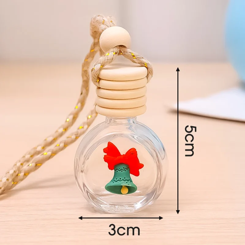10ml Perfume Galss Bottle Pendant Christmas Car Auto Rearview Mirror Decoration Empty Bottle Aromatherapy Essential Oil Bottle - Image 20