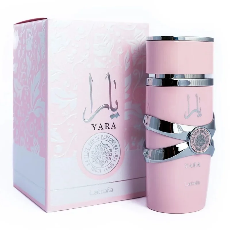 Lattafa Yara Pink Edition For Women Eau de Perfume Spray, 3.40 Ounce / 100 ml Long-Lasting Floral Scent Best Valentine's Day Gif - Image 2