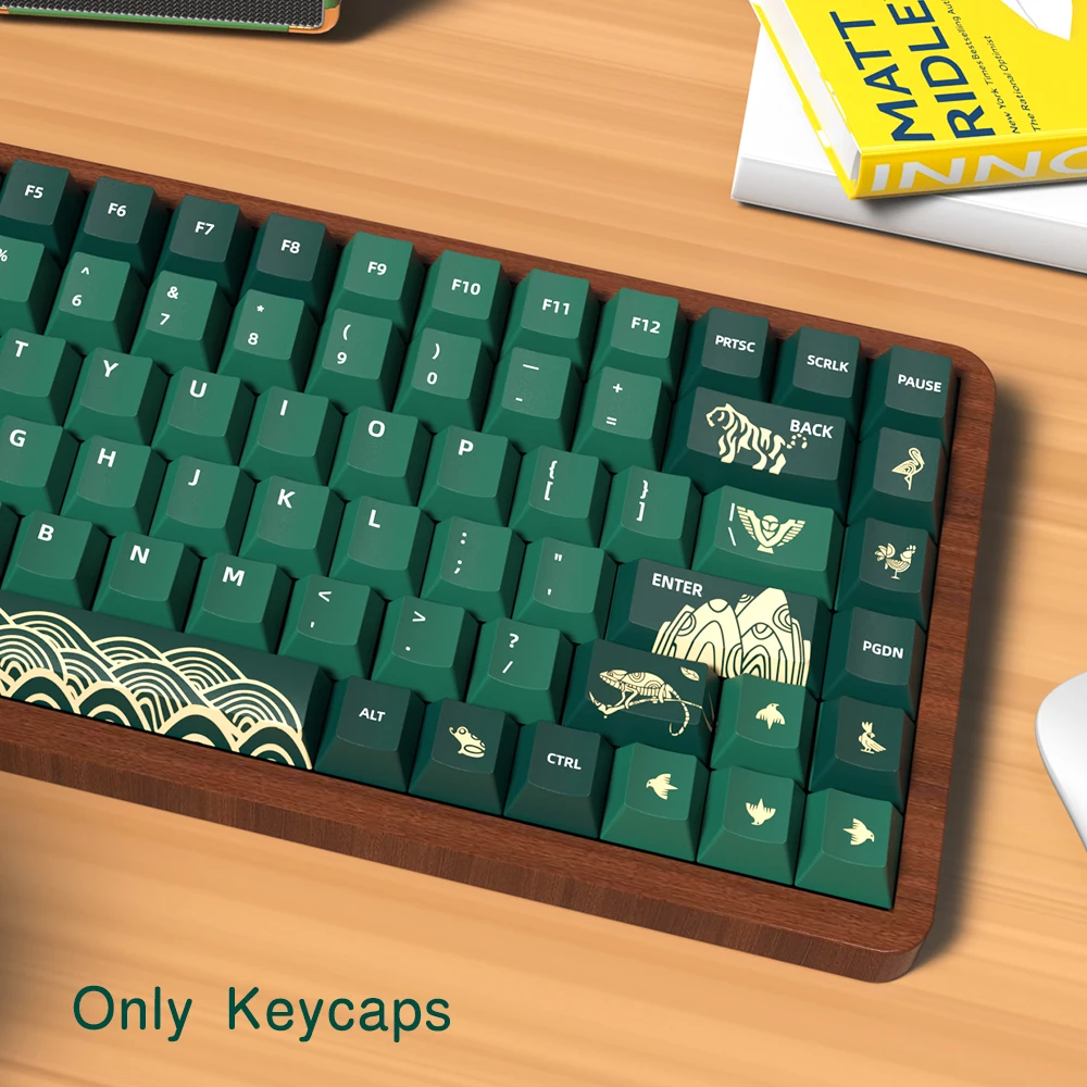 Animal Forest PBT Keycaps ISO 7U Korean Japanese Brazilian Spanish French Russian Cherry Profile Keycap For Mechanical Keyboard - Image 4