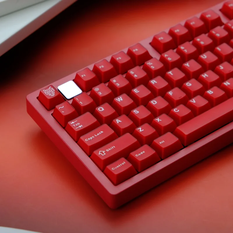 114 Aifei Keycaps Red Color ABS Double Shot Cherry Height for Mechanical Keyboard Translucent 6.25u 7u Anne Pro 2 GK61 Game PC - Image 3