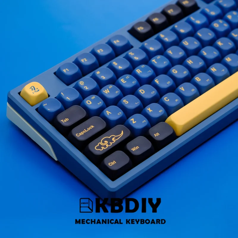 KBDiy GMK Blue Samurai Keycaps Korean PBT Custom KOA Profilefor Mechanical Keyboard Gaming Cute 130 Keys/Set for MX Switches DIY - Image 7