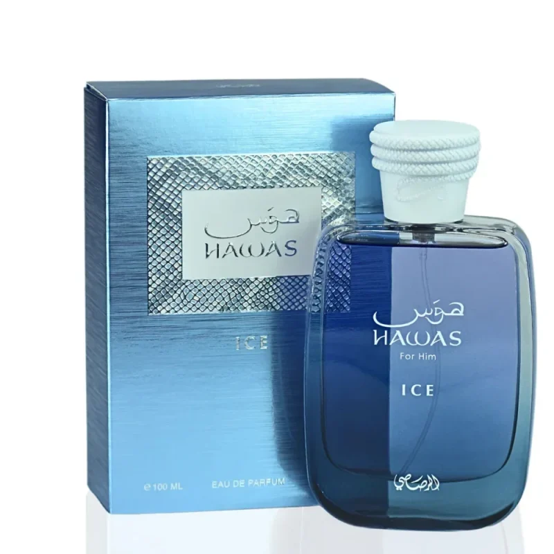 RASASI Hawas Ice for Men Eau de Parfum, 100ml(3.4 Oz), Premium Arabian Fragrance - Image 2