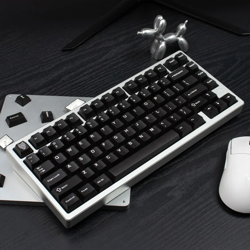 Aifei Semi-transparent Klein Blue/Black Mechanical Keyboard Keycap 120 Keys ABS Material Original Height Adaptation 61/64/68/75 - Image 9