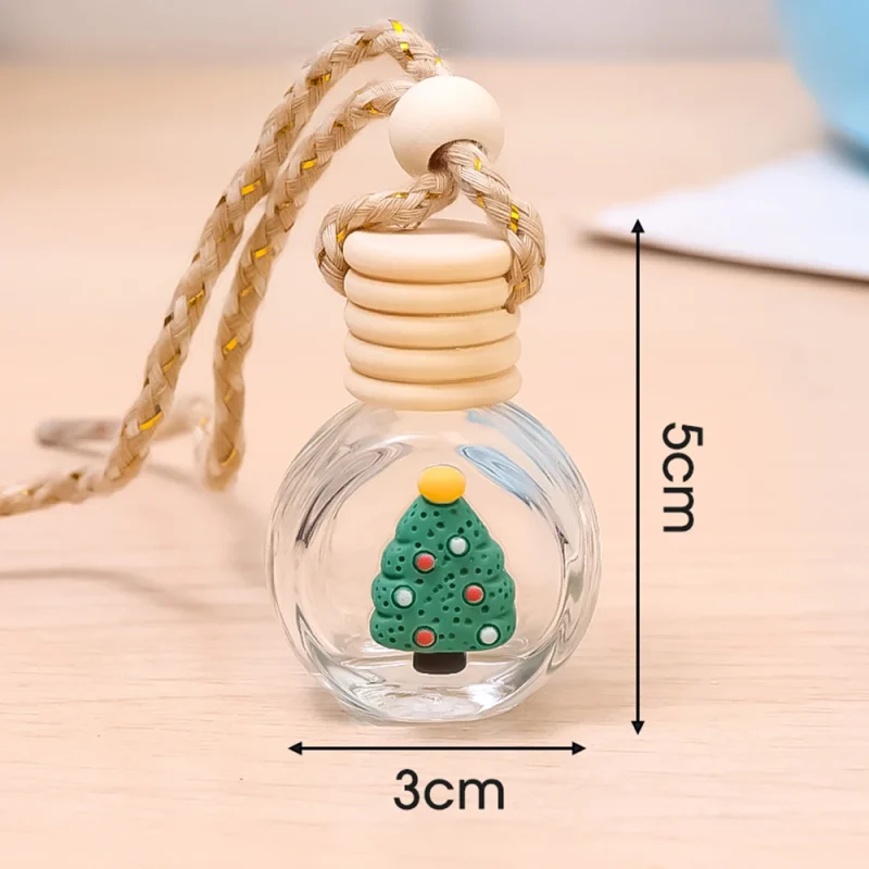 10ml Perfume Galss Bottle Pendant Christmas Car Auto Rearview Mirror Decoration Empty Bottle Aromatherapy Essential Oil Bottle - Image 19