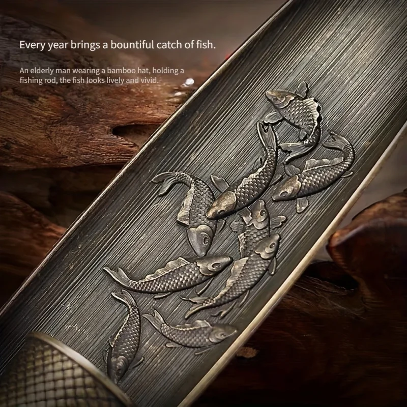 Creative Incense Holder Aromatherapy Ornament Incense Holder Boat Old Men Fishing Japanese Style Incense Stick Burner Home Decor - Image 6
