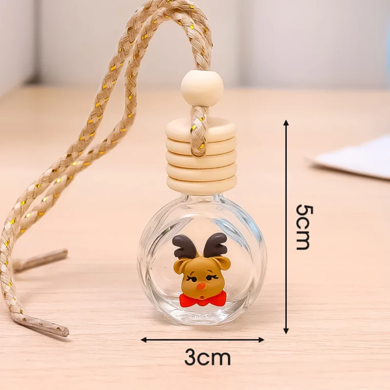 10ml Perfume Galss Bottle Pendant Christmas Car Auto Rearview Mirror Decoration Empty Bottle Aromatherapy Essential Oil Bottle - Image 16