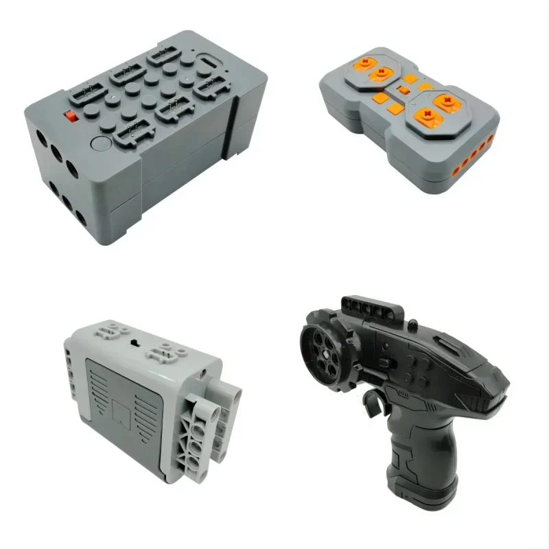 Décennie s de construction électroniques techniques pour enfants, accessoires de remise en état MOC, micro-moteur RC Power, pièces canoniques, briques de voiture de bricolage créatives, jouets de nuit - Image 2