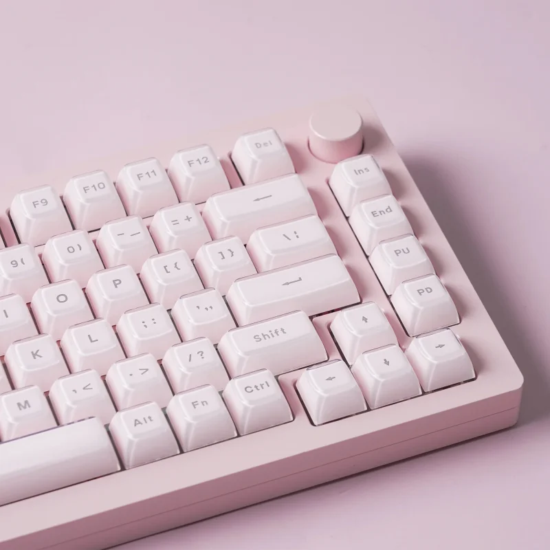 OEM Profile Pink Jello Crystal Keycap Translucent Clear Keyboard Keycap for Cherry Gateron MX Switches Mechanical Gamer Keyboard - Image 2
