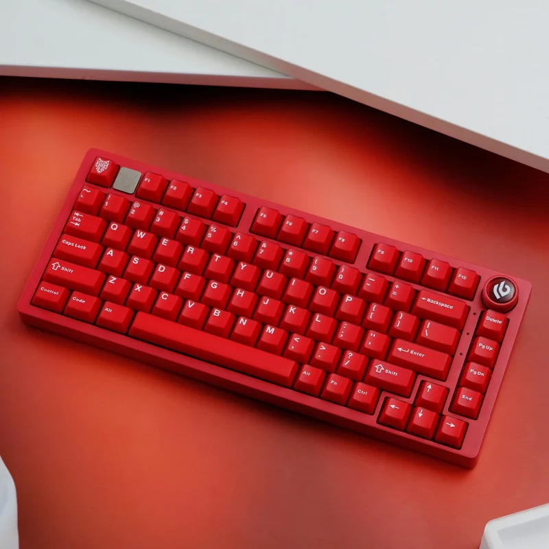 114 Aifei Keycaps Red Color ABS Double Shot Cherry Height for Mechanical Keyboard Translucent 6.25u 7u Anne Pro 2 GK61 Game PC - Image 2