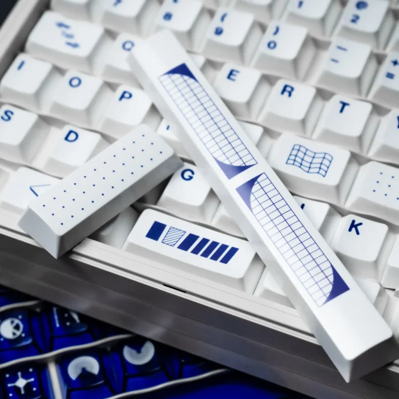 Geometric Theme Keycap Set 144key PBT Custom Translucent Keyboard Cap Cherry Profile KeyCap for Mechanical Keyboard Accessories - Image 10