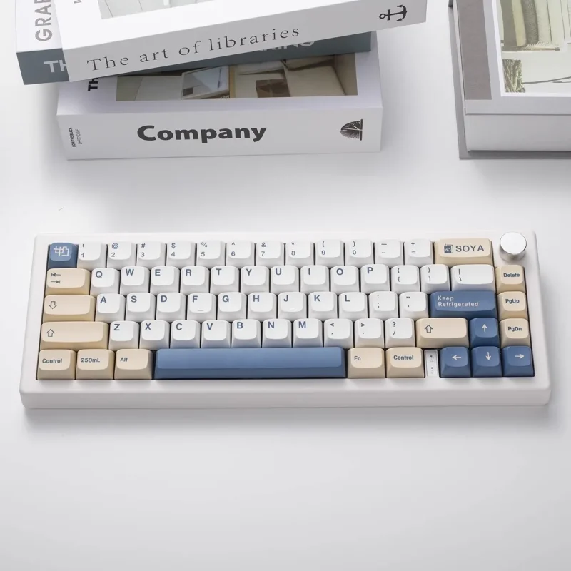 1 Set XDA GMK Soy Milk Keycaps 144 Keys PBT Keycap Dye Sublimation For Cherry Gatrron MX Switches Mechanical Keyboard XDA keycap - Image 5