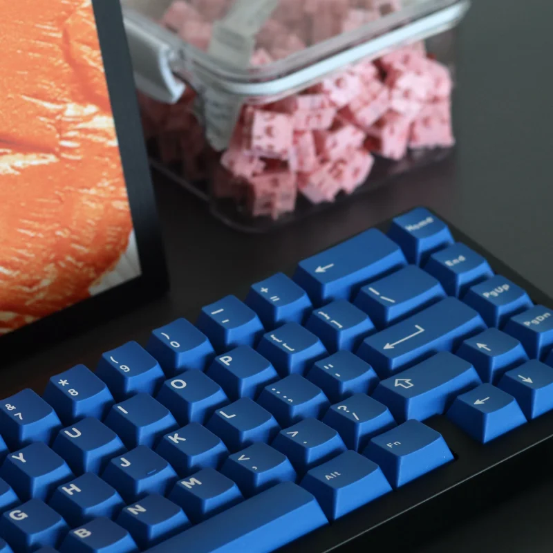 121 Keys Classic Blue Keyboard Keycaps Double Shot ABS Keycaps Cherry Profile for Gateron MX Switches Mechanical Gamer Keyboard - Image 2