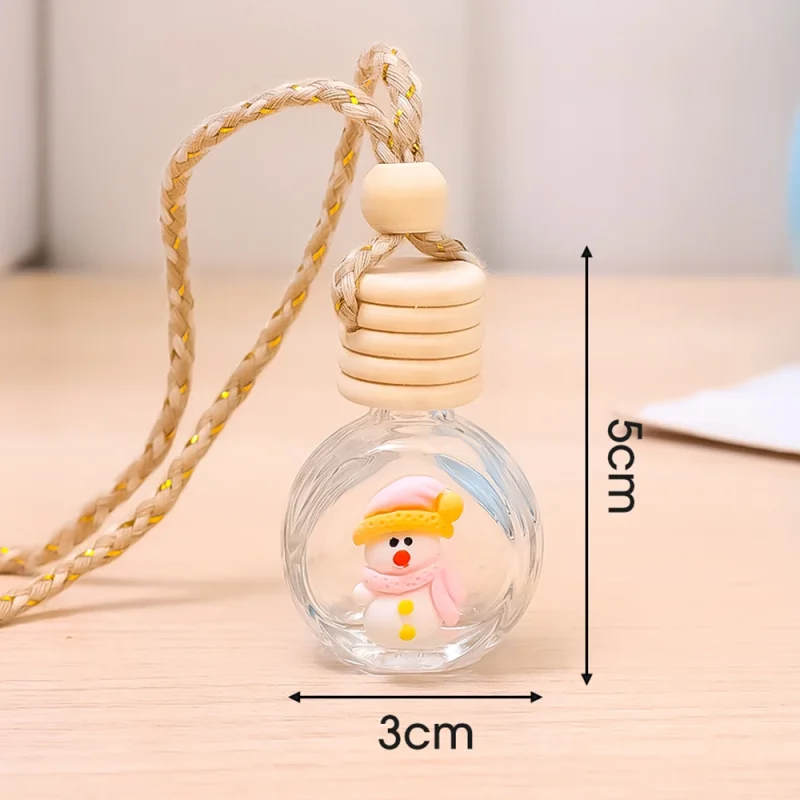 10ml Perfume Galss Bottle Pendant Christmas Car Auto Rearview Mirror Decoration Empty Bottle Aromatherapy Essential Oil Bottle - Image 15