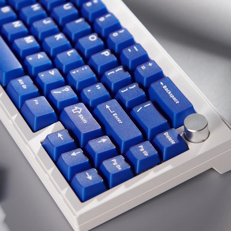 Aifei Semi-transparent Klein Blue/Black Mechanical Keyboard Keycap 120 Keys ABS Material Original Height Adaptation 61/64/68/75 - Image 11