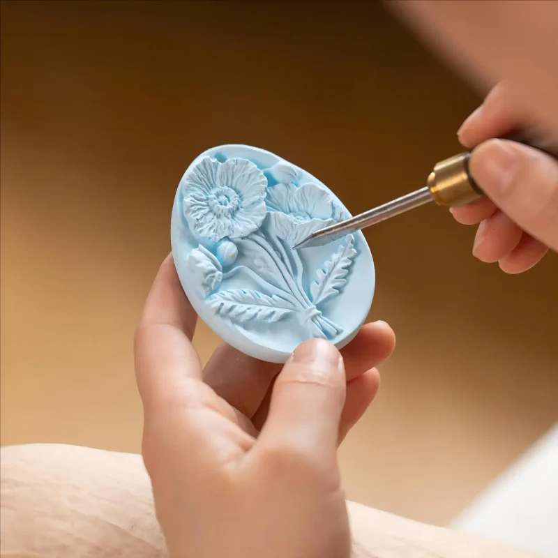 Flower Shape Aromatherapy Wax Wardrobe Plaster Fragrance Tablets Home Room Car Remove Smell Incense Solid Pendant Air Freshener - Image 5