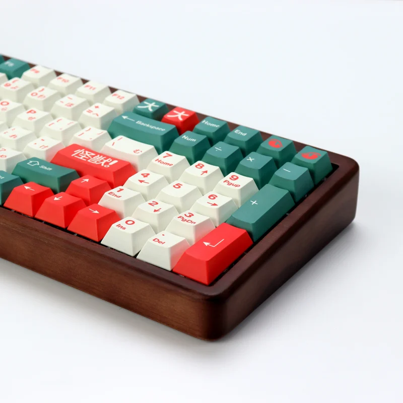 KBDiy Clone Retro GMK Kaiju Keycap Japanese PBT Cherry Profile ISO Keycaps Custom For 60 aula F87 Pro Mechanical Keyboard Gamer - Image 11