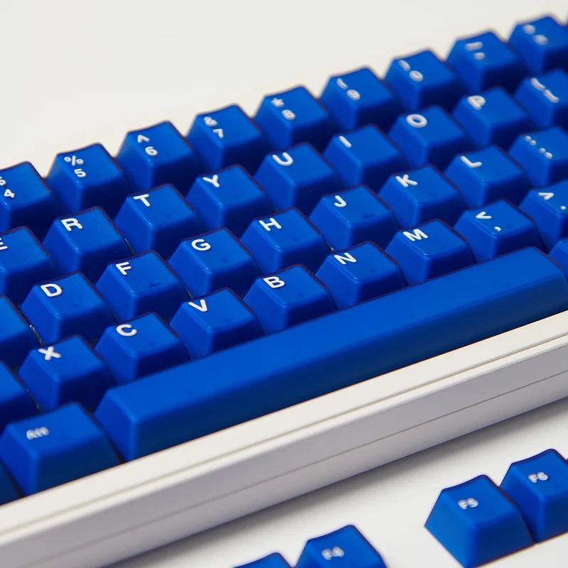 Aifei Semi-transparent Klein Blue/Black Mechanical Keyboard Keycap 120 Keys ABS Material Original Height Adaptation 61/64/68/75 - Image 4