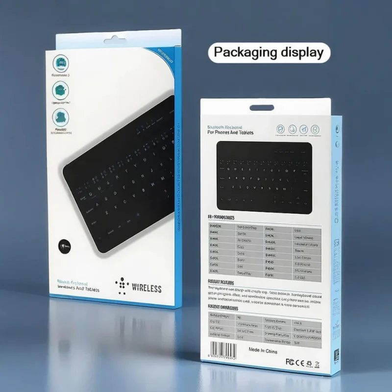 78 key Arabic Bluetooth wireless keyboard rechargeable, suitable for Android/Windows/iPad/iPhone/MAC portable Bluetooth keyboard - Image 6