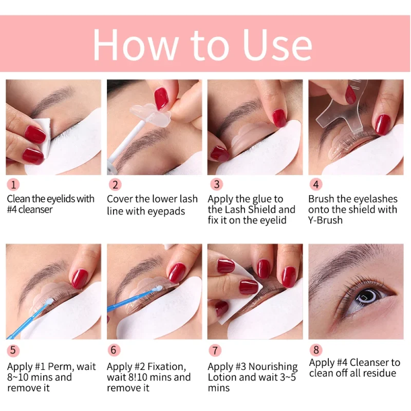 ICONSIGN Upgrade Version Lash Lift Kit Lifting Eyelashes Lasting 6-8 Weeks Lash Perm Eyelash Enhancer Makeup Tools - Image 4