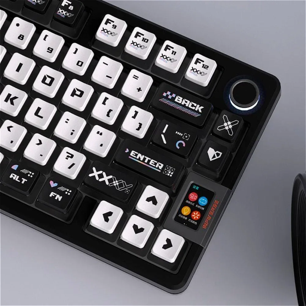 CSGO Print Set Four Side Transparent SAX Pudding Key Cap PC 125 Key for 60/64/84/98/108 Mechanical Keyboard - Image 3