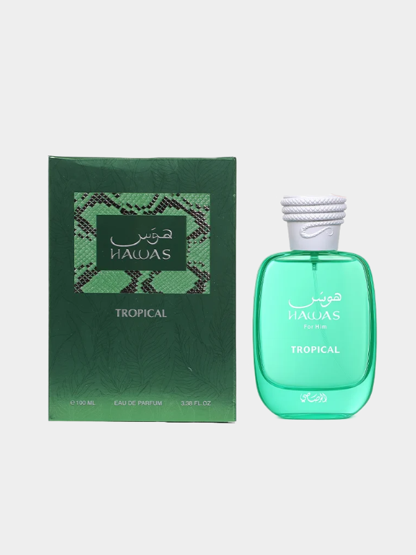 RASASI Hawas Tropical Eau De Parfum Spray for Men 3.4 Ounce