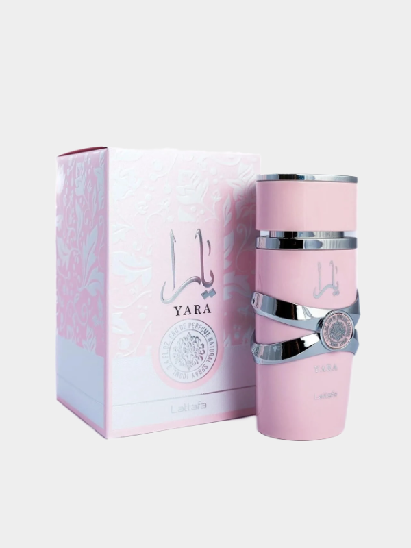 Lattafa Yara Pink Edition For Women Eau de Perfume Spray, 3.40 Ounce / 100 ml Long-Lasting Floral Scent Best Valentine's Day Gif