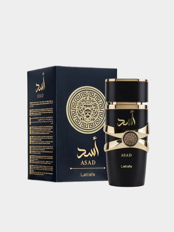 Lattafa Perfumes Black Edition Asad For Unisex Eau De Perfume Spray, 3.4 Ounce Long-Lasting Floral Scent Best Gift