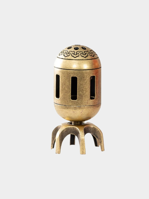 Creative Torpedo-shaped Small Incense Burner Rotatable Plate Incense Holder Desktop Plaything Gift for friends