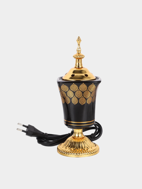 Electric Incense Burner Ceramic Censer Metal Incense Holder Plug In Censer Burner Home Fragrance Products Decorative Burner Home
