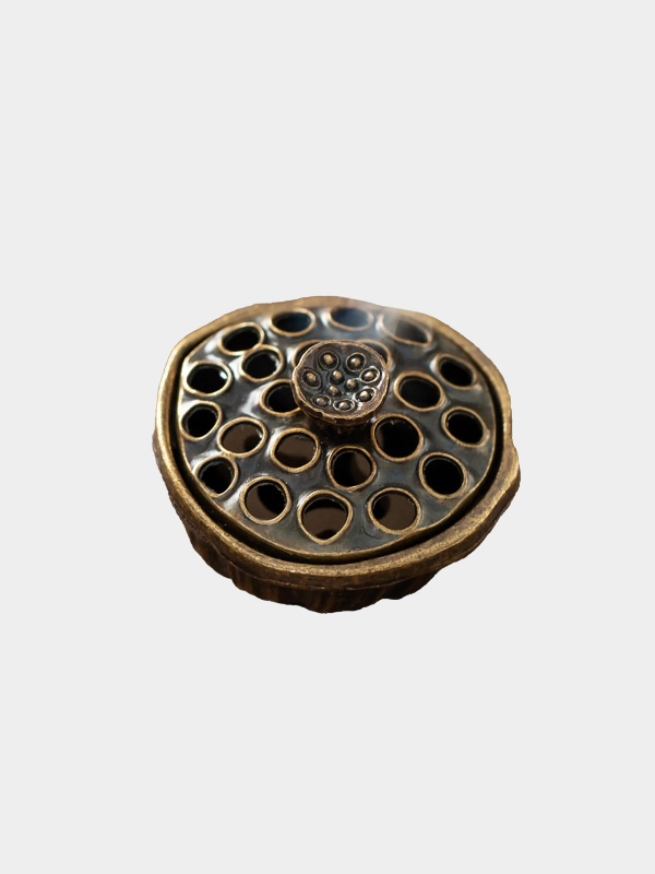 Lotus seed shape incense burner mini Aromatherapy Burner fingertip Artistic Zen Aroma stove for Yoga Studio Meditation Room