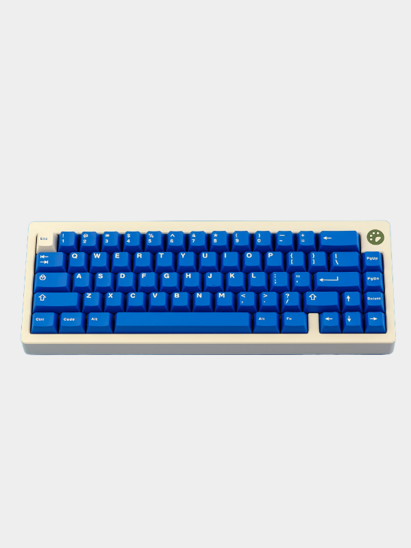 121 Keys Classic Blue Keyboard Keycaps Double Shot ABS Keycaps Cherry Profile for Gateron MX Switches Mechanical Gamer Keyboard
