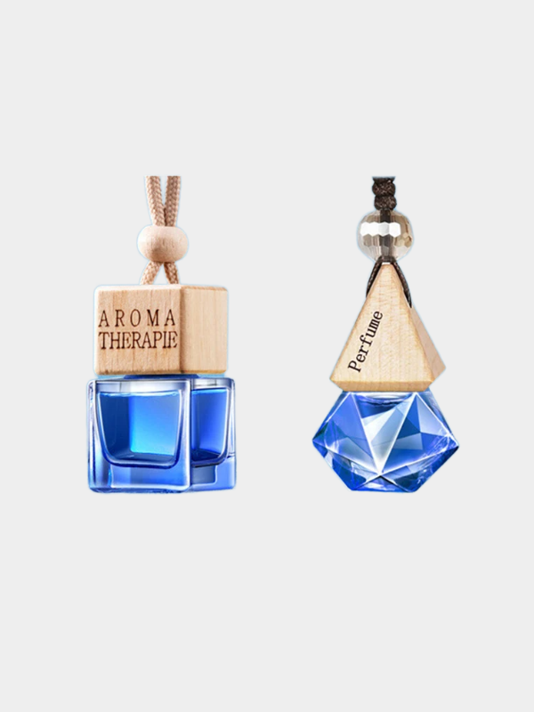 1Pcs Car Air Freshener Rearview Mirror Perfume Pendant Decoration Aromatherapy Essential Oil Auto Accessories Interior for Girls