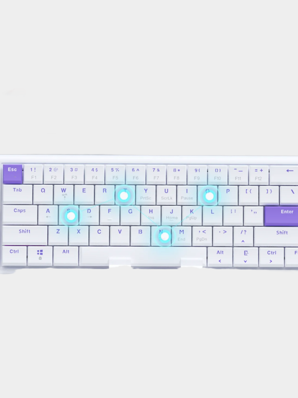 AJAZZ NKL61 wired ABS low axis mechanical keyboard plug and play, lightweight and portable, preferred for office use