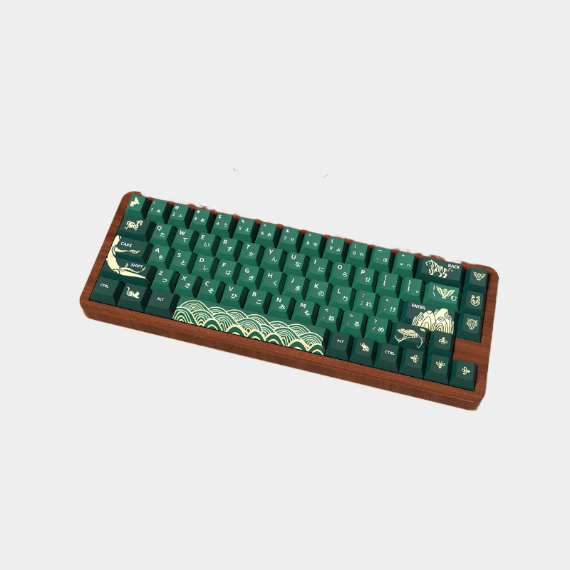 Animal Forest PBT Keycaps ISO 7U Korean Japanese Brazilian Spanish French Russian Cherry Profile Keycap For Mechanical Keyboard